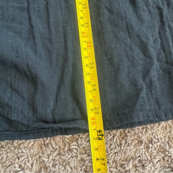 Old Navy Crinkle Gauze Black Smocked Waist Maxi Skirt 100% Cotton M - Picture 9 of 9